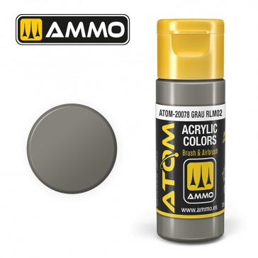 ATOM ACRYLIC COLOR GRAU RLM02 20 ML