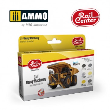 RAIL CENTER - CIVIL HEAVY MACHINERY 15ML 6 JARS