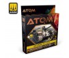 ATOM ACR. PAINT SET 4 RUST en TRACKS COLORS 12 JARS