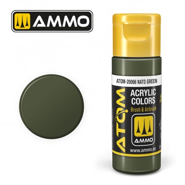 ATOM ACRYLIC COLOR NATO GREEN 20 ML