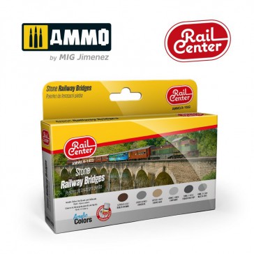 RAIL CENTER - STONE RAILWAY BRIDGES 15ML 6 JARS
