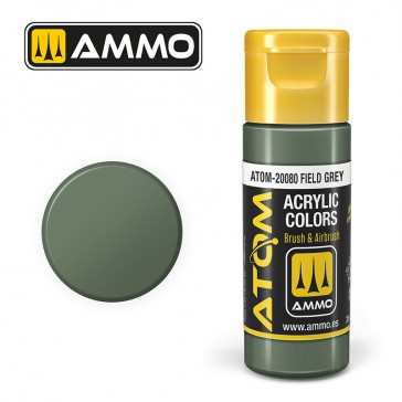 ATOM ACRYLIC COLOR FIELD GREY 20 ML