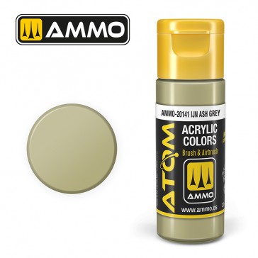 ATOM ACRYLIC COLOR IJN ASH GREY 20 ML