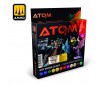 ATOM ACRYLIC SET BASIC WARGAME II COLORS 12 JARS