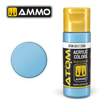 ATOM ACRYLIC COLOR CYAN 20 ML