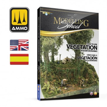 BOOK MODELLING SCHOOL HOW TO USE VEGETATION IN DIORAMAS ENG.