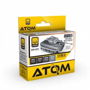 ATOM DUNKELGRAU MODULATION SET  (12/24) *