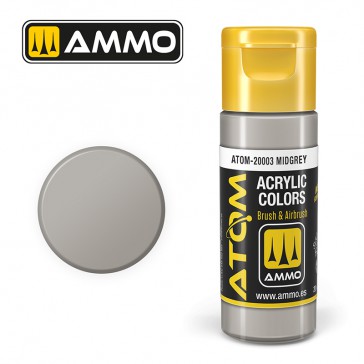 ATOM ACRYLIC COLOR MIDGREY 20 ML
