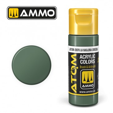 ATOM ACRYLIC COLOR IJA NAKAJIMA GREEN 20 ML