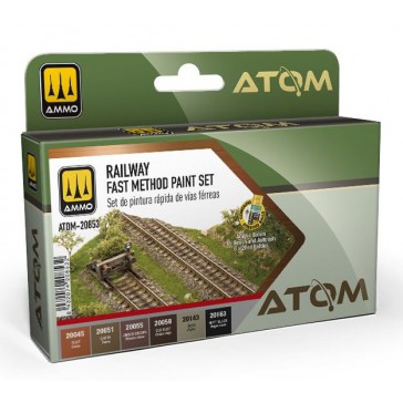 ATOM RAILWAY FAST METHOD PAINT SET