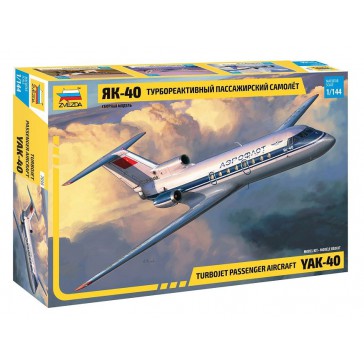 1/144 YAK-40 TURBOJET PASSENGER AIRCRAFT