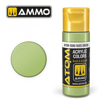 ATOM ACRYLIC COLOR FADED GREEN 20 ML