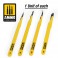 SCALPELS STANDARD BLADE SET STRAIGHT/CURVED/RIPPER/LARGE 1PC