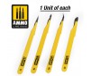 SCALPELS STANDARD BLADE SET STRAIGHT/CURVED/RIPPER/LARGE 1PC