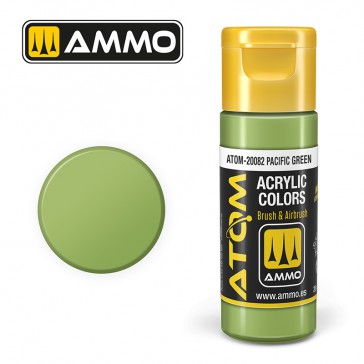 ATOM ACRYLIC COLOR PACIFIC GREEN 20 ML