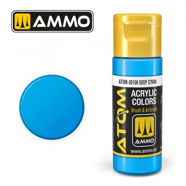 ATOM ACRYLIC COLOR DEEP CYAN 20 ML