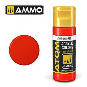 ATOM ACRYLIC COLOR RED 20 ML