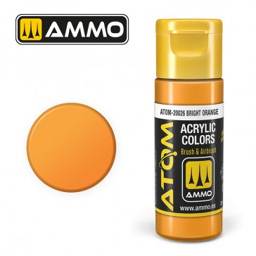 ATOM ACRYLIC COLOR BRIGHT ORANGE 20 ML