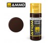 ATOM ACRYLIC COLOR BLACK BROWN 20 ML