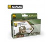 ATOM ACR. PAINT URBAN DIORAMA COL. 6 JARS 20 ML