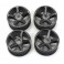 DISC.. Wheel: 5 spoke 25mm - Black (Pk4)