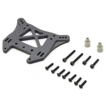 Support amortisseur Avant Kyosho Inferno MP10T-MP10Te - Carbone
