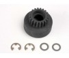 Clutch bell, (20-tooth)/ 5x8x0.5mm fiber washer (2)/ 5mm E-c