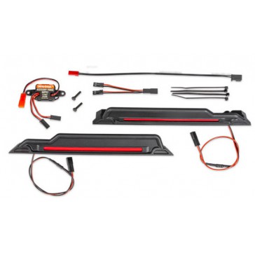 LED light kit, red, complete (underbody) (includes 3-volt accessory p