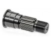 Stub axle, front, 6061-T6 aluminum (gray-anodized)