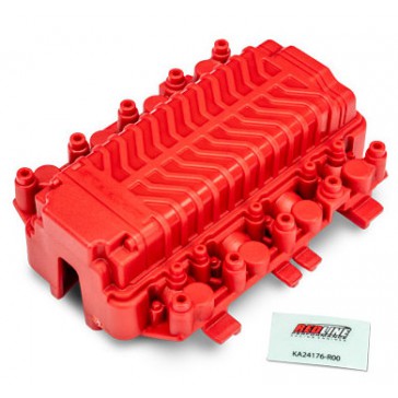 Engine supercharger, red
