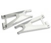 Suspension arm, lower (left and right, front) (6061-T6 aluminum, silv