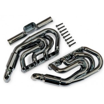 Engine exhaust, black chrome/ 2.5x12mm CS (8)