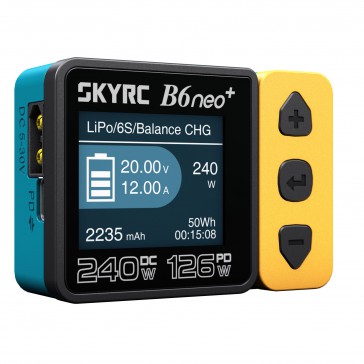 B6 Neo+ DC smart charger (240W) - Blue&Yellow