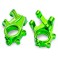 Steering blocks, 6061-T6 aluminum (green-anodized) (left & right)/ 3x
