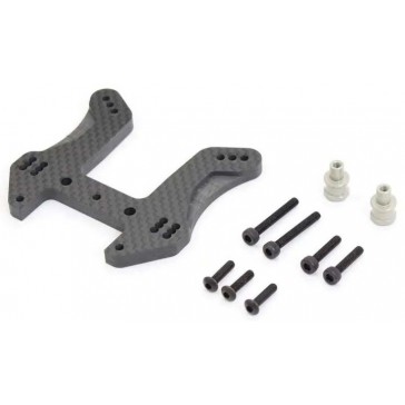 Support amortisseur Avant Kyosho Inferno MP10 - Carbone (50)