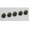 Nylon Lock Nuts M4x5.5mm (5)