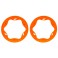Beadlock rings, front, orange (3.5") (2)