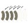 Brake pads/ return spring, front/ 3x20mm screw pins (4)