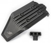 Skid plate, front (1)/ rubber impact cushion (1)