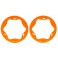 Beadlock rings, rear, orange (4.3") (2)