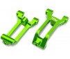 Caster blocks (c-hubs), 6061-T6 aluminum (green-anodized), left & rig