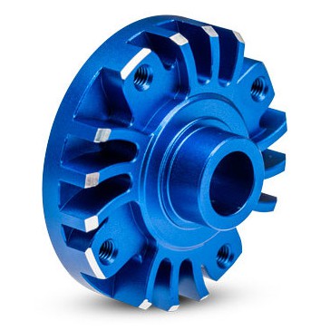 Adapter plate, ring gear (blue-anodized 6061-T6 aluminum)/ 3x10mm BCS