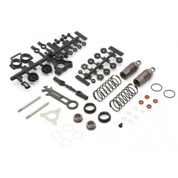 Amortisseurs avant Kyosho Optima Mid (2) Gun Metal