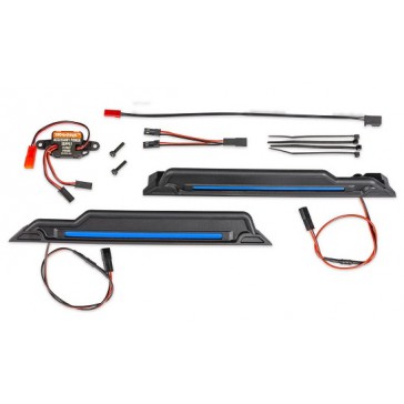 LED light kit, blue, complete (underbody) (includes 3-volt accessory