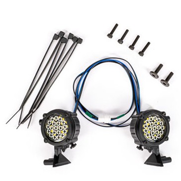 LED light pods (left & right)/ mounting hardware