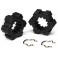 Wheel hubs, hex (2)/ hex clips (2)