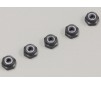 Alu Nylon Lock Nuts Gunmetal M2.6x3.0mm (5)