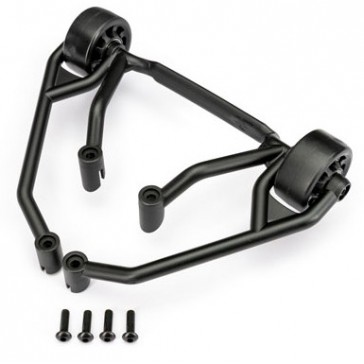 Wheelie bar, black (assembled)