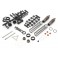 Rear Shock set Optima Mid (2) Gun Metal