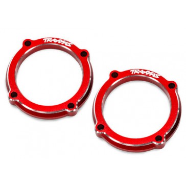 Retainer, LED light pod (red-anodized 6061-T6 aluminum) (2)